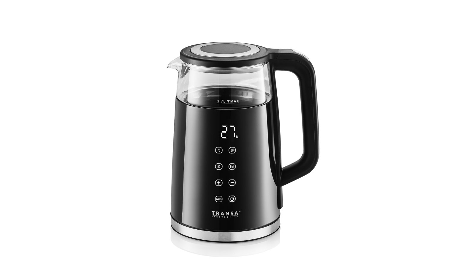 Regulacja temperatury 50°C–100°C w czajniku BoiLed Inox